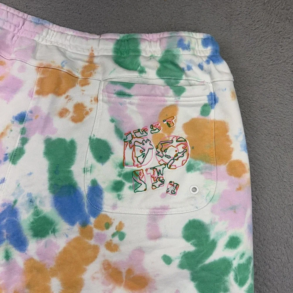 Nike Shorts Mens 3XL Multicolor Tie Dye Sweat‎ Sportswear Club Fleece Just Do It